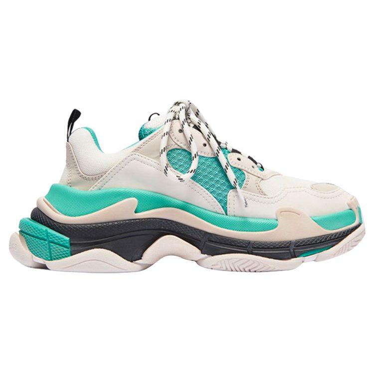Balenciaga Triple S 'White Green' 2019 Women's 524039W09OH3005