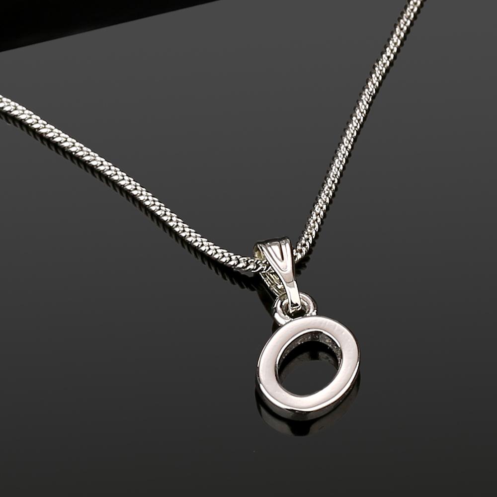 

Estele Valentine gift - Подвеска Intital O Letter с родиевым покрытием для женщин
