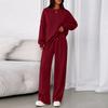 Two Piece Sets For Women Casual Loose Long Sleeve Shirts And High Waisted Drawstring Shorts Tracksuit Fall Outfits