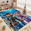 Paw Patrol Pups' Happy Time Patterned Rug Durable Stainresistant Carpet For Hallway Balcony Study Home Party Decor Birthday Gift