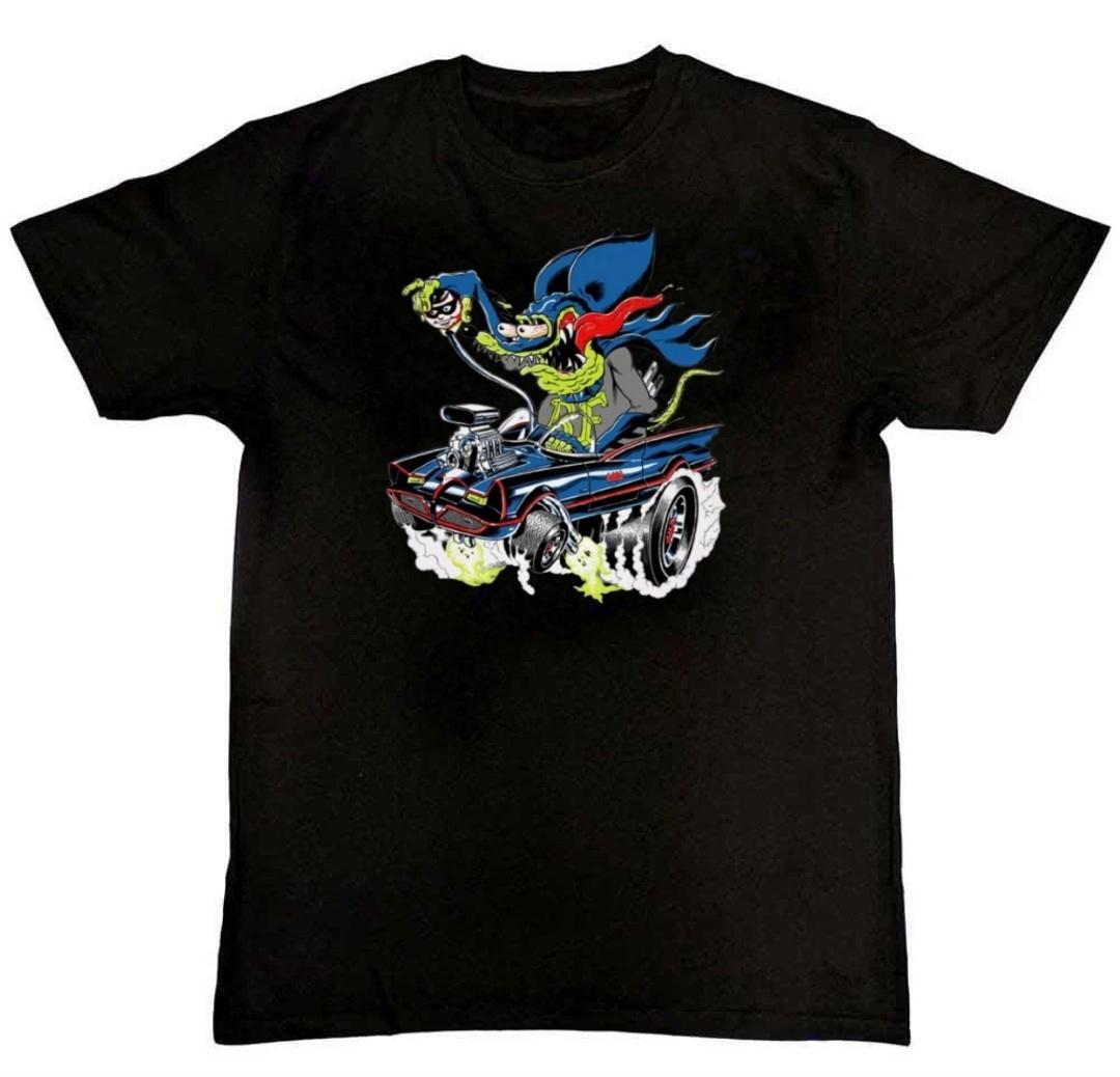 Rat and Fink Ed Big Daddy Roth Bat-Fink Mens T-Shirt XXL