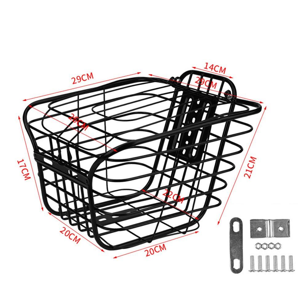 Manual Measurement Deviation Bicycle Metal Basket Large Capacity Mountain Bike