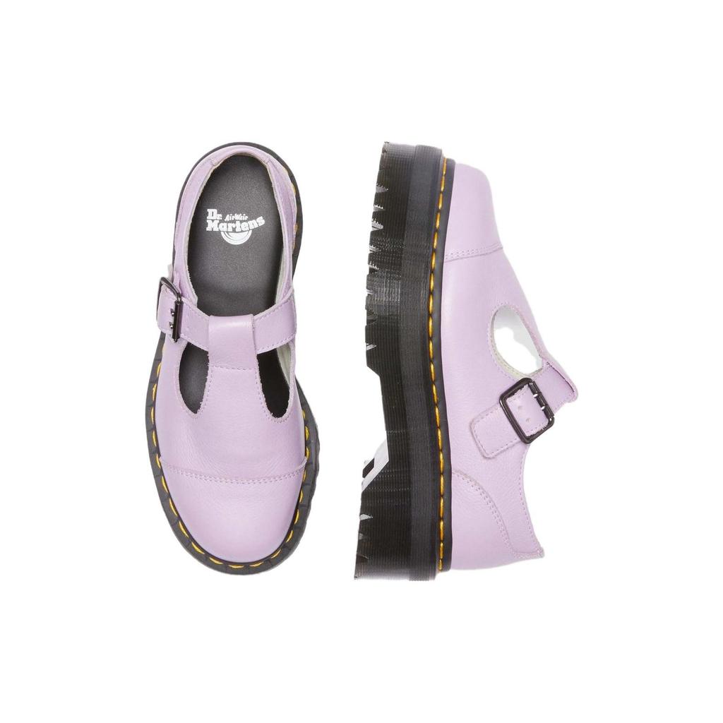 Dr. Martens Bethan Leather Comfortable Casual Thick Sole Shoes Women Shoes Purple 30617308