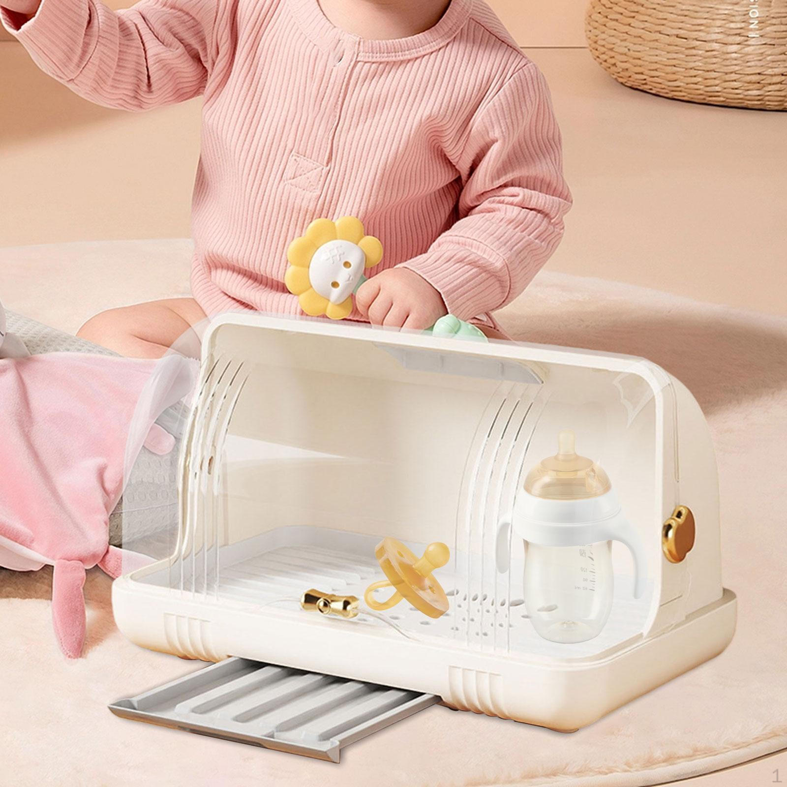 Подставка для сушки бутылок Органайзер для посуды с крышкой Портативный для шкафа Дом Кухня белый 2165₽