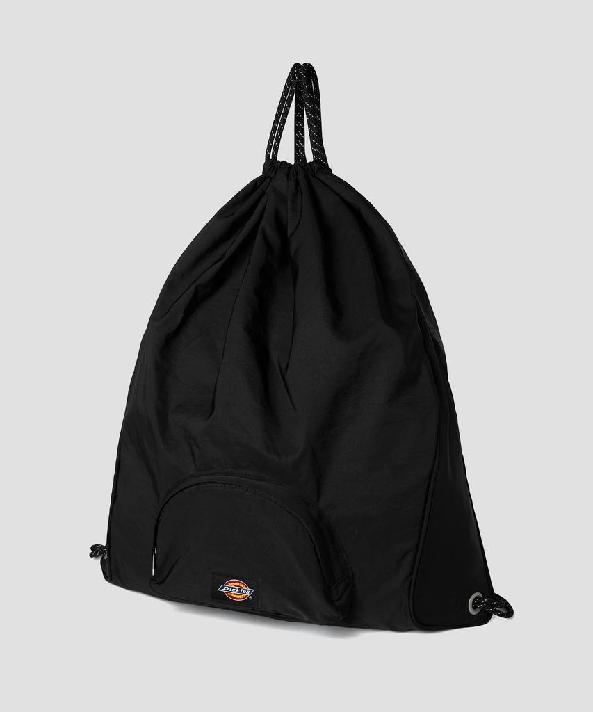Dickies Nylon Pocket Packable String Bag Black