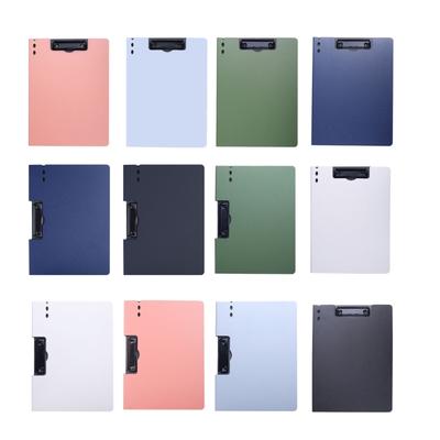 Standard Size Flipping Clipboard Folder With Metal Clip File Organiser Wth Writing Board For School Office 12.6x9.25In