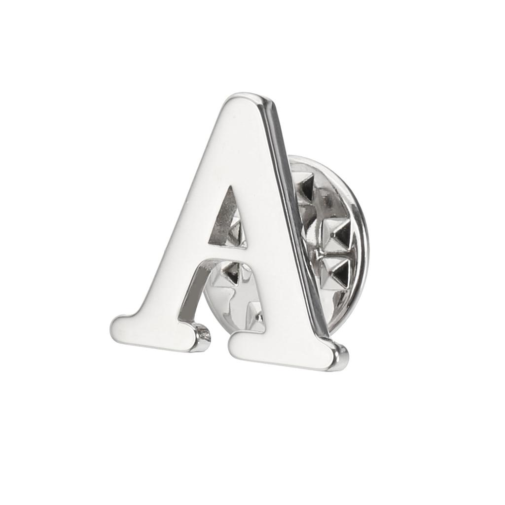 Uxcell Letter Lapel Pins, Initial Alphabet Collar Pins Letter Brooch Pins for Women Men Shirt Dress Suits Coat Collar Letter A-Y