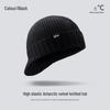 Women's Windproof Wool Knitted Hat with Ear Protection – Warm Duckbill Cap for Autumn and Winter