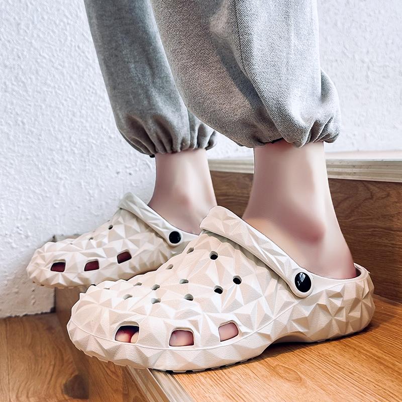 Summer Men's Sandals Fashion Beach Shoes Casual Men's Comfortable Breathable Cave Shoes Slippers Men's Outdoor Slippers