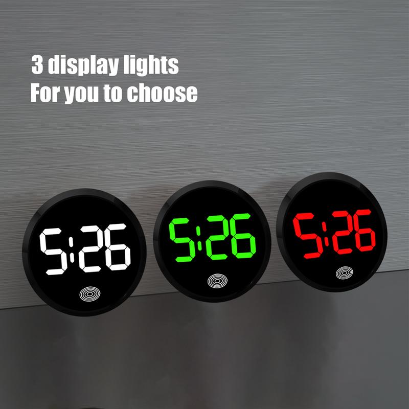 Car Dashboard Digital Clock Vehicle Touch-Activated Car Vent Clocks Watch Waterproof Auto LED Air Vent Watch For Automotive SUVS