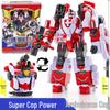 Mini Force Mecha Robot - Fire Patrol Police Agent Toy for Boys