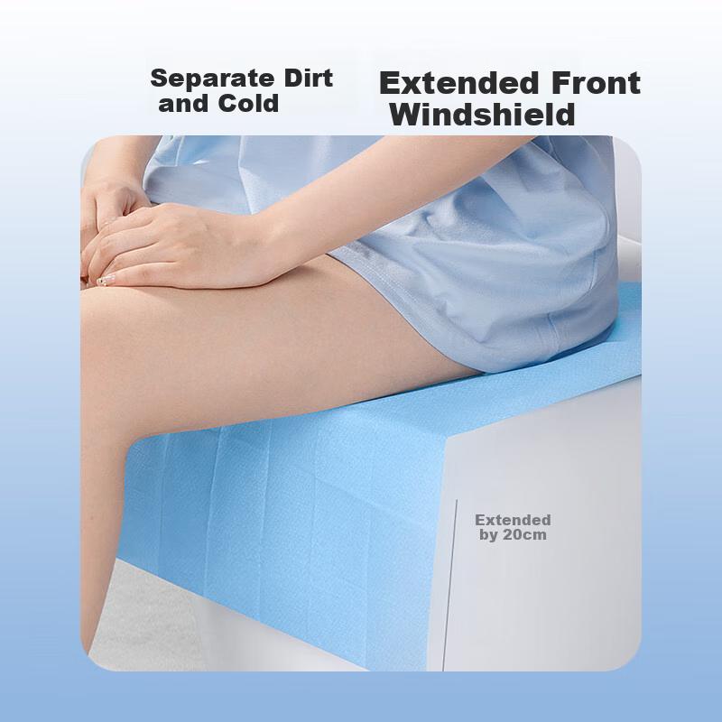 Disposable Toilet Seat Covers, 60 Pieces, Double-Layer Full Coverage Extended Maternity Toilet Seat Covers, Hotel Supplies, Travel Essentials