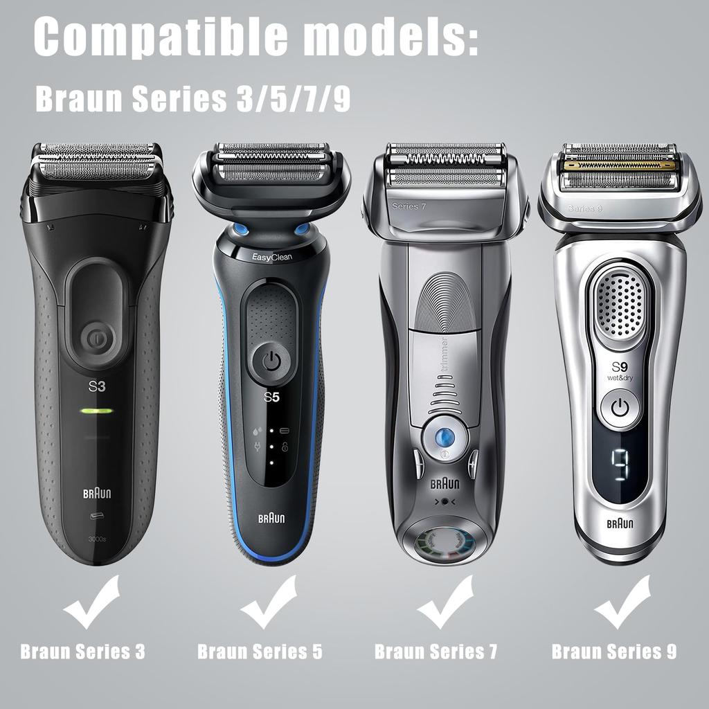 Hard EVA Razor Travel Case,Razor Carrying Case for Men's Razor with Mesh Pocket for Razor,Razor Storage Case for ElectricTrimmer