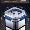 Ru Han 304 Stainless Steel Airtight Food Storage Container Set