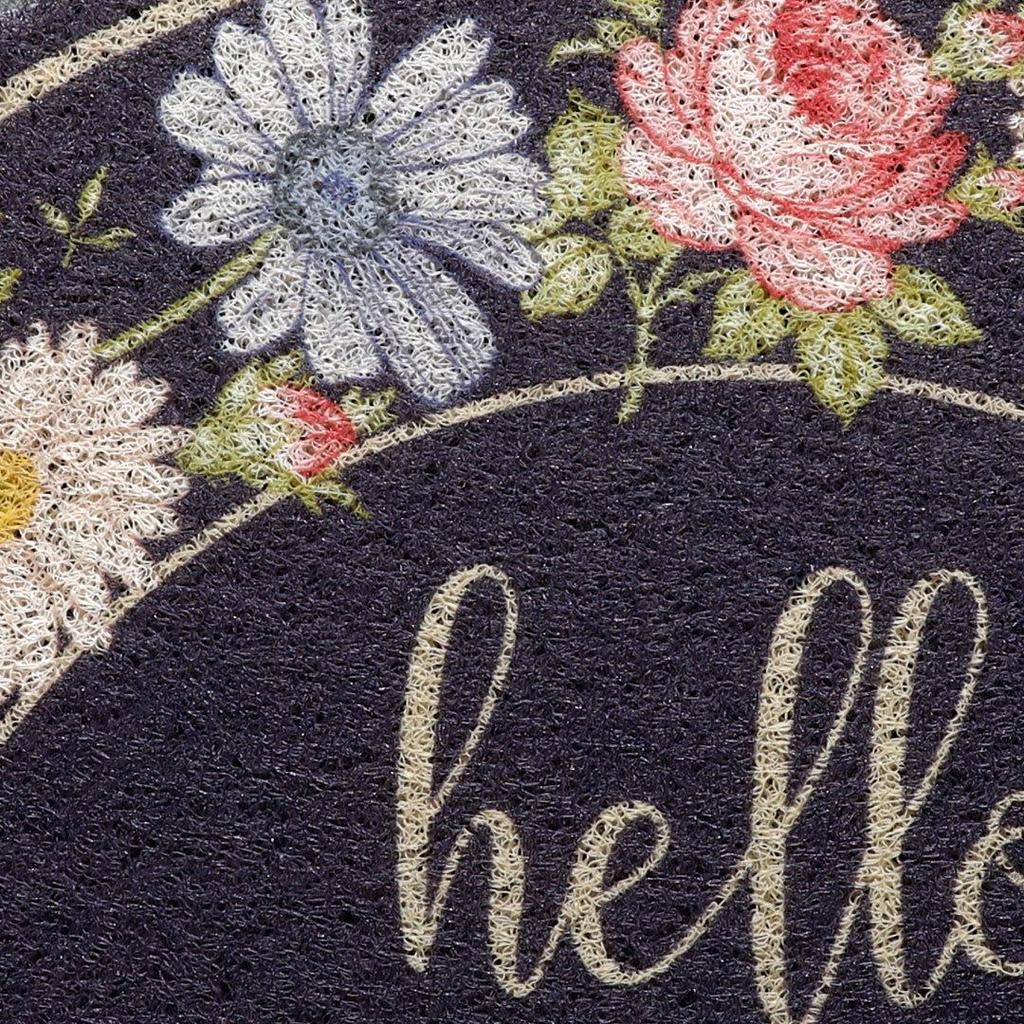 Halbrund Anti-Rutsch Grenzüberschreitende Blume Fußmatte