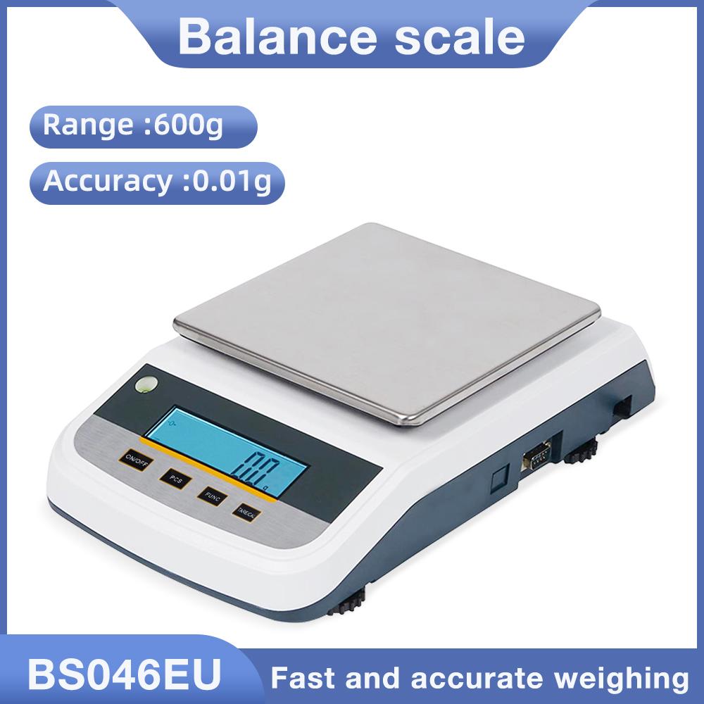 Lab Analytical Scale 600g 0.01g/2000g 0.01g High Precision Balance Scale Electronic Balance Counter LCD Digital Gram Scale EU