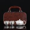 Year of the Dragon Sterling Silver 999 Teapot: Pure Handmade High-End Gongfu Tea Set Souvenir
