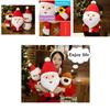 Adorably Soft Christmas Plush Santa Elk Snowman Stuffed Doll For Kids And Adults