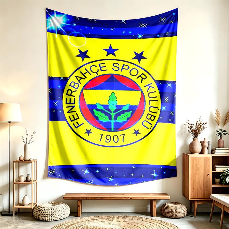 Fenerbahce SK (5) Arazzo Adatto Per Decorare Case Dormitori E Camere Da Letto Morbido Al Tatto E Un Regalo Perfetto Per Amici E Familiari