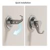 4Pcs Heavy Duty Vacuum Shower Hook Wall Hangers Strong Suction Cup Hook Reusable Bathroom Vacuum Suction Hook