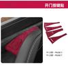 For Tesla New Version Model 3 Door Switch Button Sticker Window Lift Panel Sticker YL Door Opening Interior Modification Parts