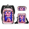 Modern Miami Messi Backpack Set With Breathable Polyester And Lightweight Design For School Use