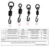 Carp Fishing Swivels Snaps with Solid Ring Quick Change Fishing Hook Swivels Accessories