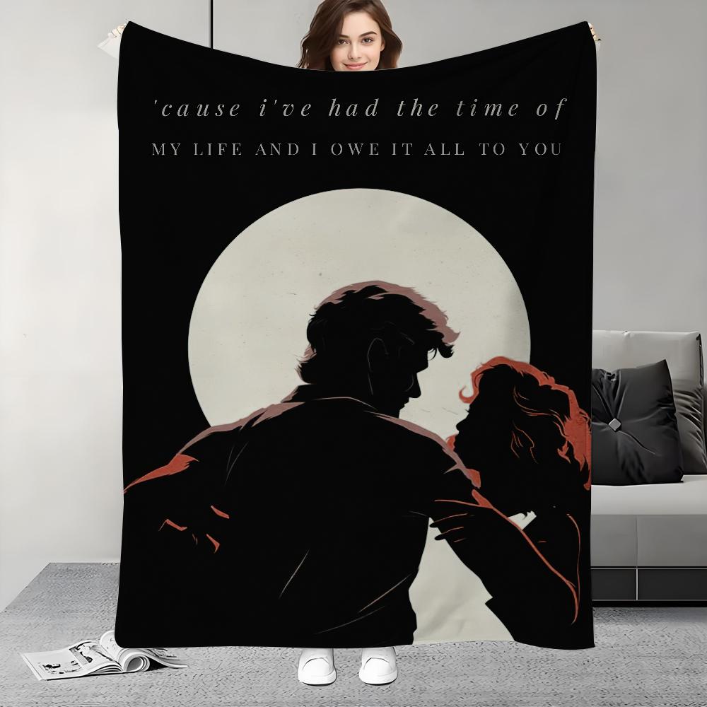 Classic Film Dirty Dancing Blanket Design Lightweight  For Dorms, Naps, Living Room, Office,Sofa,All-Season