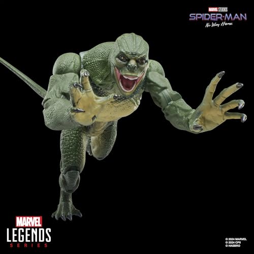 Hasbro Marvel Legends Series Lizard, Spider-Man: No Way Home Deluxe Collectible 7.5-inch Action Figure G0593, Authentic