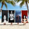 Actor Megan Fox Towel Beach Towel Travel Lightweight Skin Friendly for Pool Beach Camping Cruise Summer