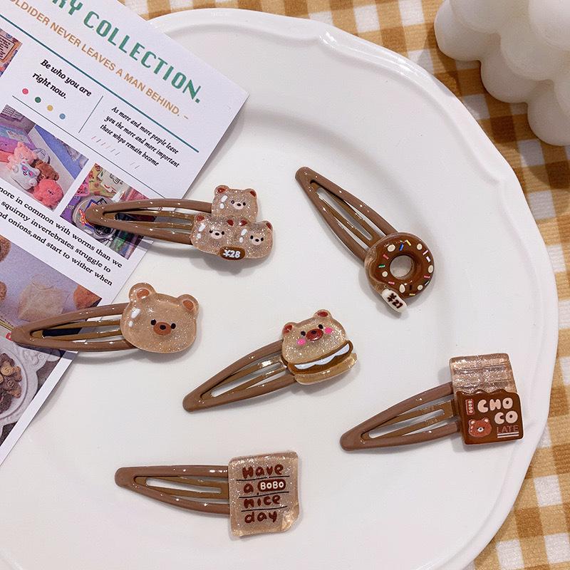 Cartoon Glitter Bear Resin DIY Jewelry Phone Case Cream Glue Hair Accessories Handmade Kit