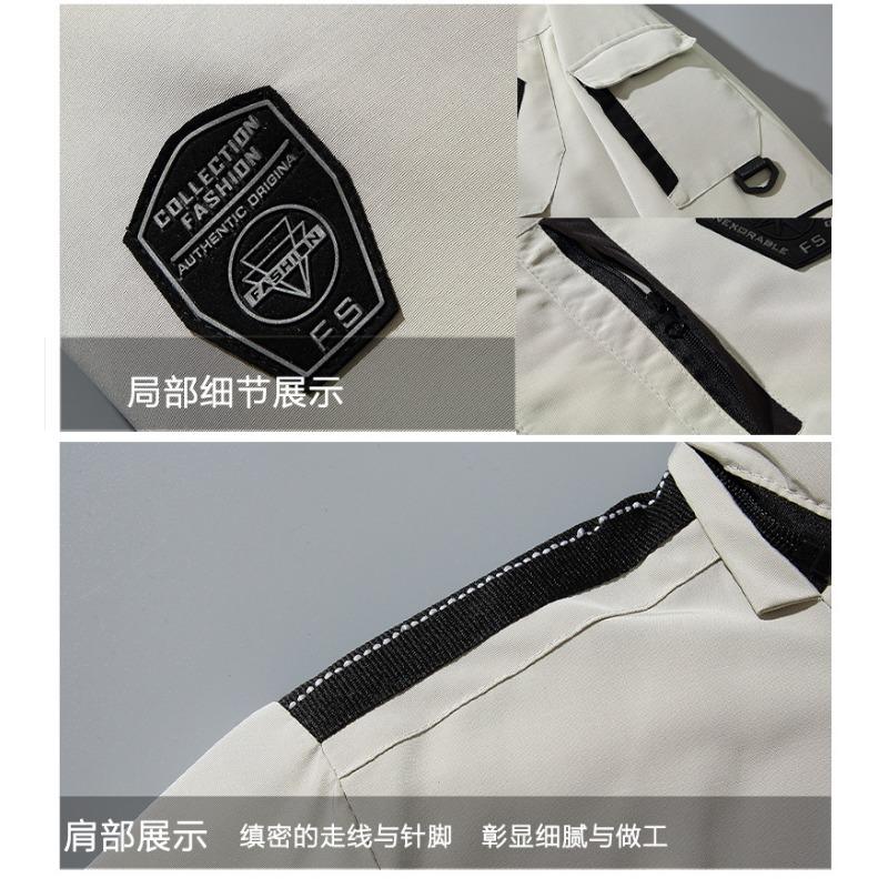 2025 Winter Men's Cold Protection Clothing Men's Short Outdoor Mid-Length Hooded Warm Jacket