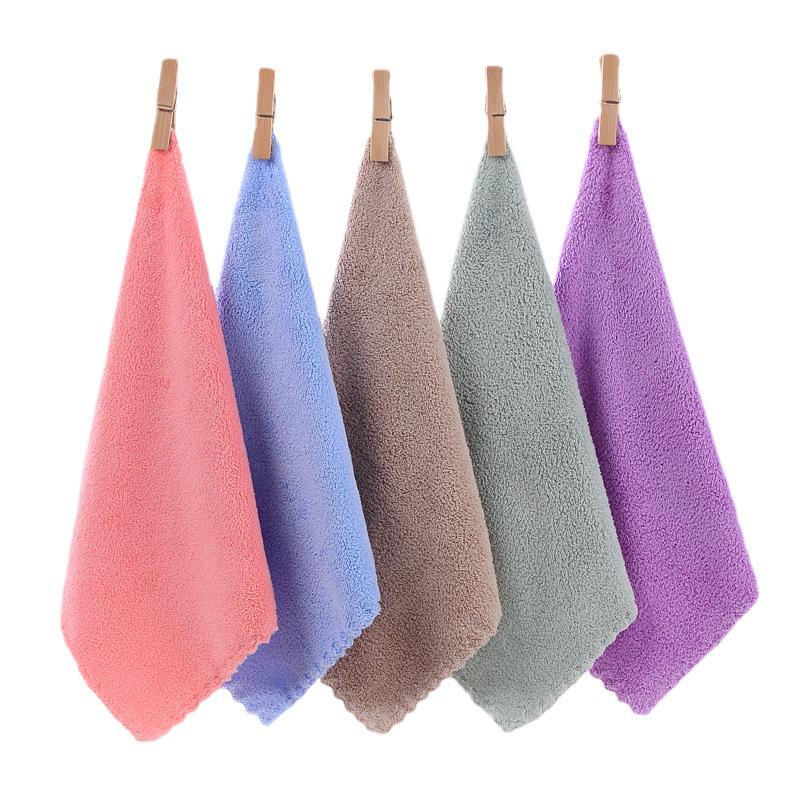 Çocuk Hızlı Kuruyan Mercan Polar Yüz Havlusu ve El Havlusu Seti