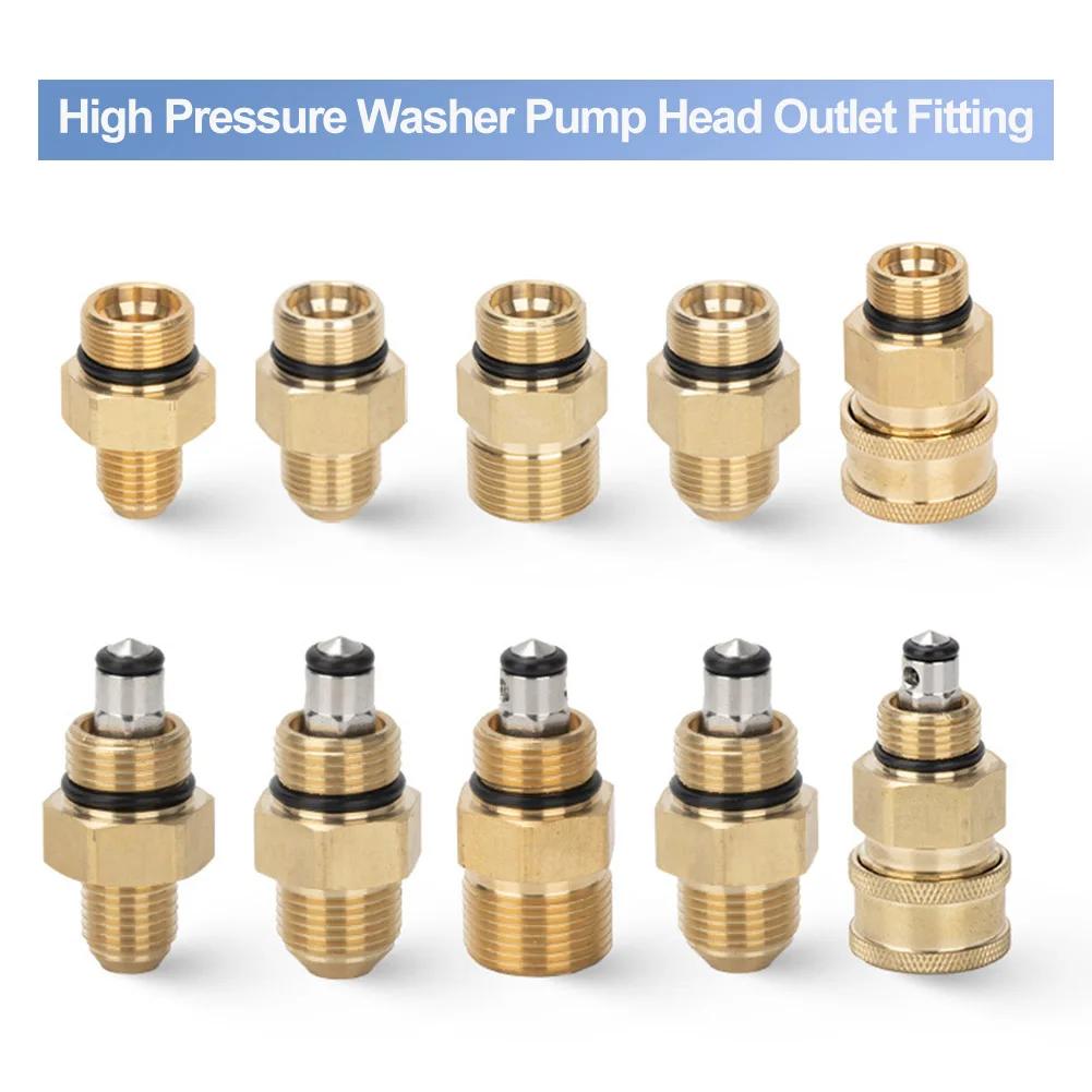 High Pressure Washer Pump Head Outlet Fitting M18 Thread Replacement Part for Commercial Pressure Washers