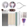 DIY Manicure Tool Set Art Kit for Beginners Portable Polishing Manicure