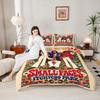 Decorative Small Faces Itchycoo Park Psychedelic Poster Multicolor Bedding Set, Reversible Duvet Cover Set for Any Season