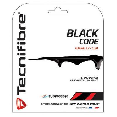 Tecnifibre Black Cord Black (Technifibre) 1.24 [Used]