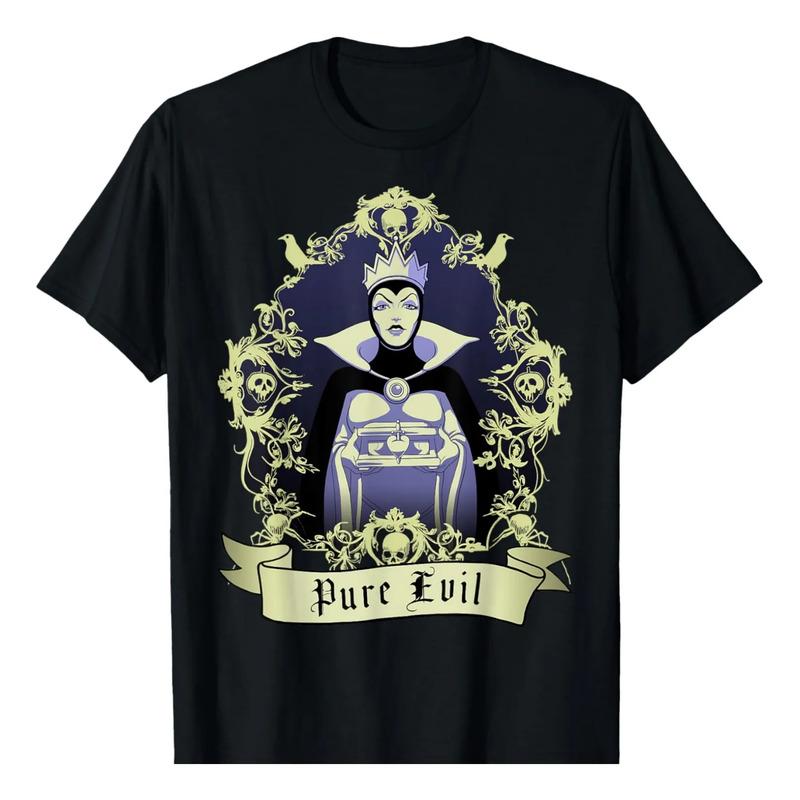 Camiseta Con Estampado De Disney Snow White Pure Evil Queen S