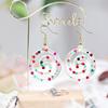 Various Shaped Earring Silicone Mold Set with Ear Hook Jump Rings Earplugs Suitable for Diy Craft Pendant Jewelry Making