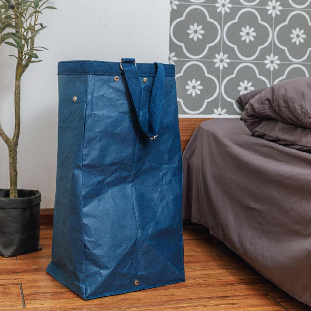 Laundry Hamper Clothes Storage Basket with Handles Portable Recycling Bag Organizer for
