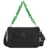 New York Yankees Adjustable Detachable Shoulder Strap Logo Zipper Nylon Chain Crossbody Shoulder Bag Unisex Bags Black 3ACRM023N-50BKS