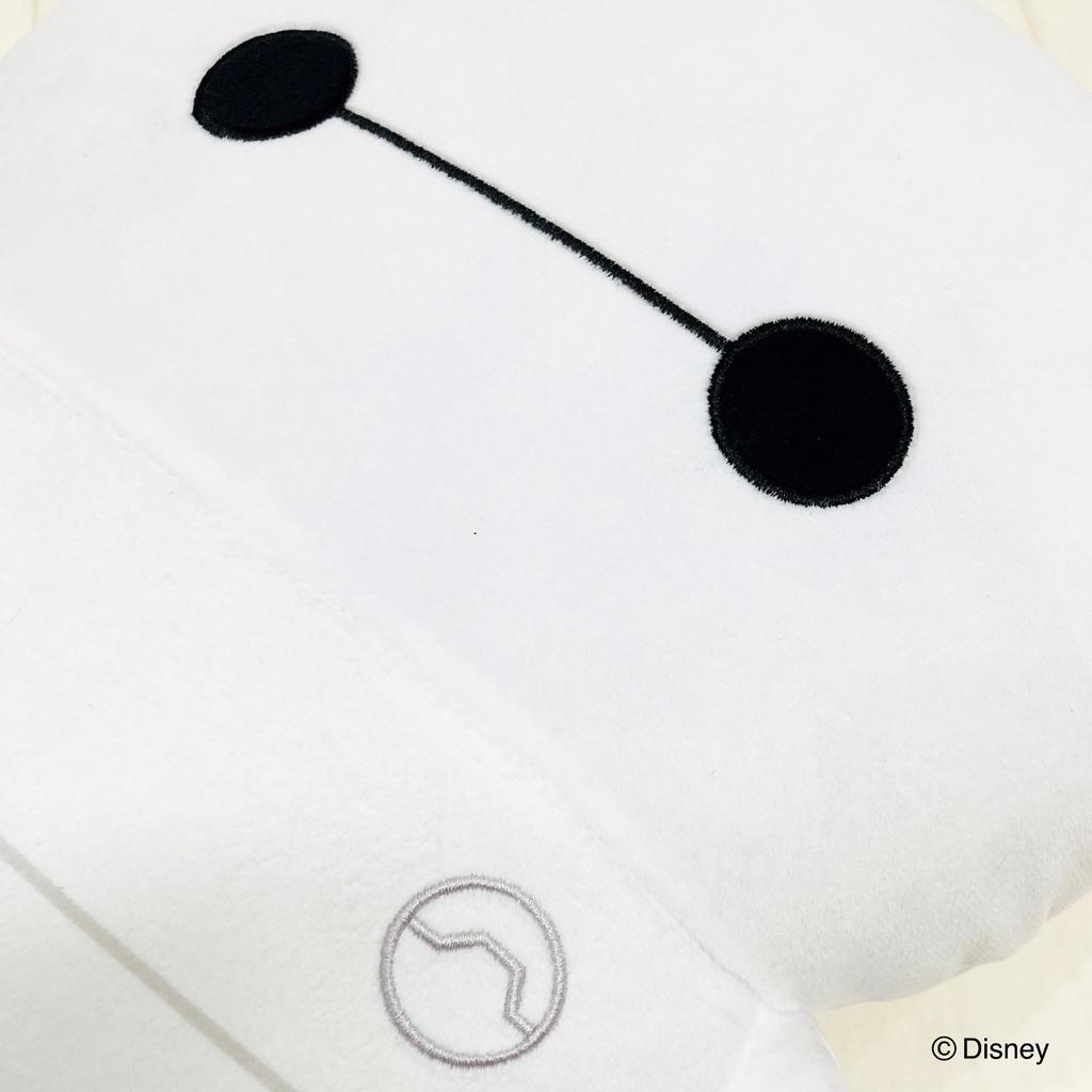 MORIPiLO Disney Baymax Hugging Pillow Microfiber Plush Nap Disney by Morishita Pillows (Flat Pillow) - Skin-friendly Fabric, Toy, Pillow, White,