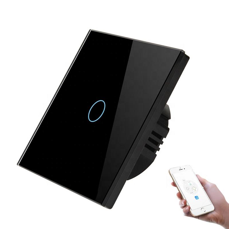 1/2/3/4gang TUYA EU WiFi Smart Touch Switch Neutral Wire/No Neutral Wire Required Wall Touch Switch Work With Alexa Google Home