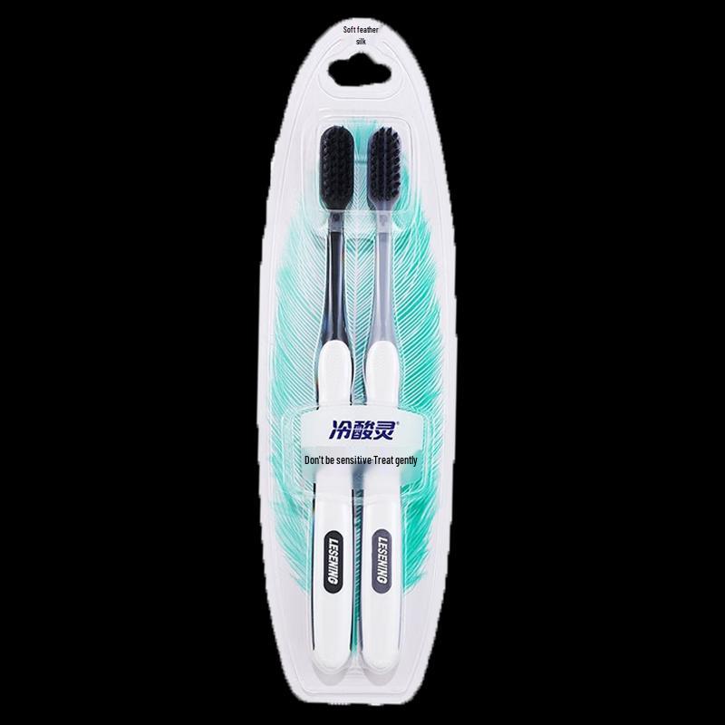 Langsaling Bamboo Charcoal Gum Care Toothbrush