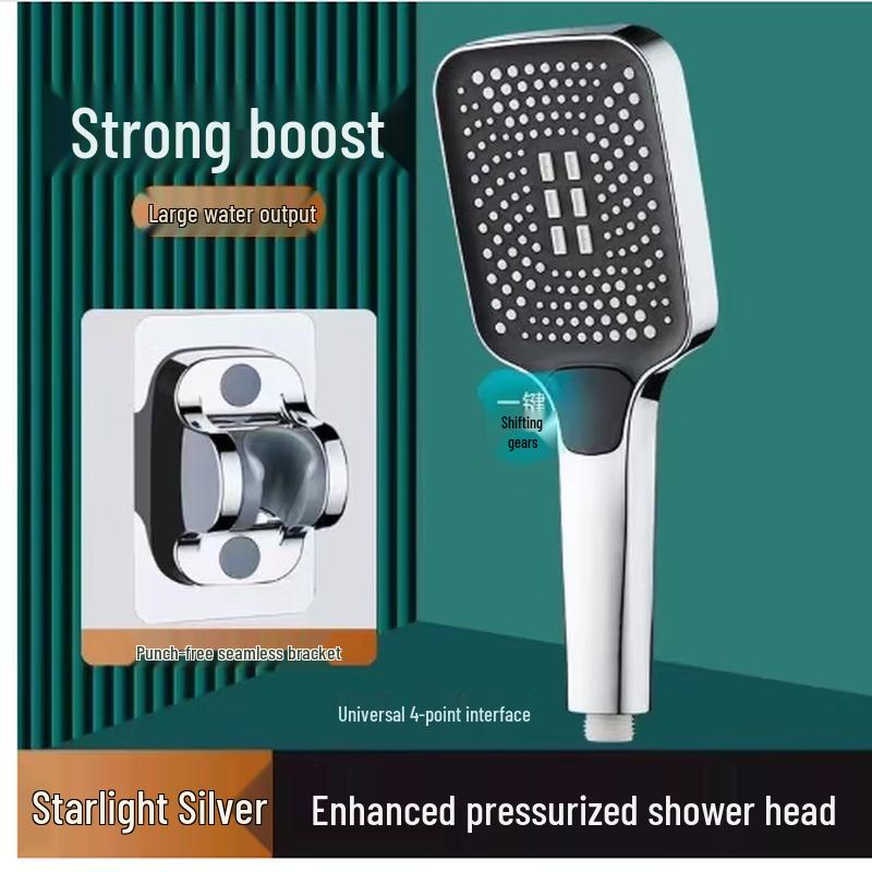 Powerful Pressurized Handheld Shower Head