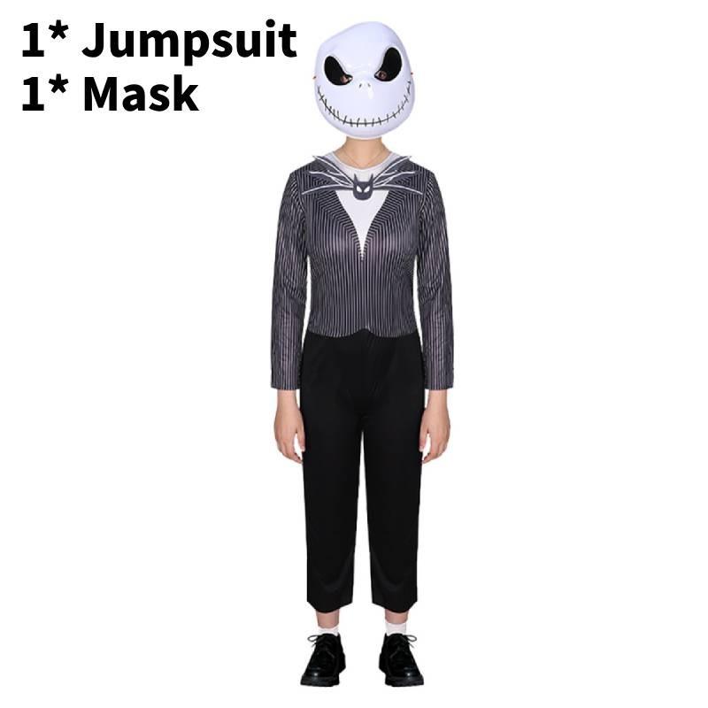 Nightmare The Before Christmas Cosplay Costume Adult Kids Halloween Party Gift