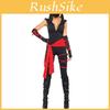 Stylish Womens Ninjago Costume With Hooded Shirt For Carnival And Parties