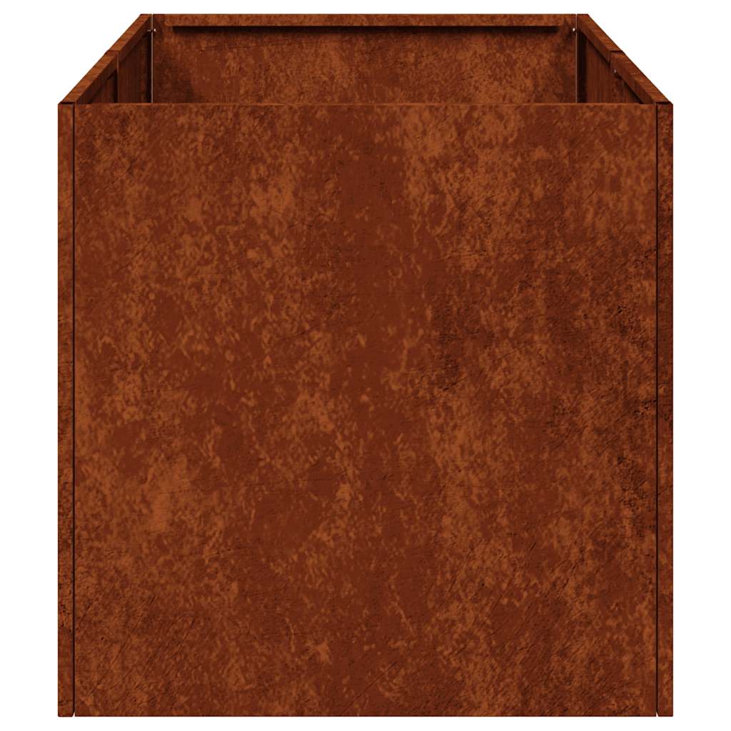 Pot Rusty 40X80X40 Cm Stainless Steel