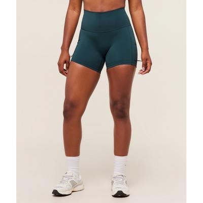 Legacy Logo Tight Shorts Deep Petrol Blue B7a4g Udrl