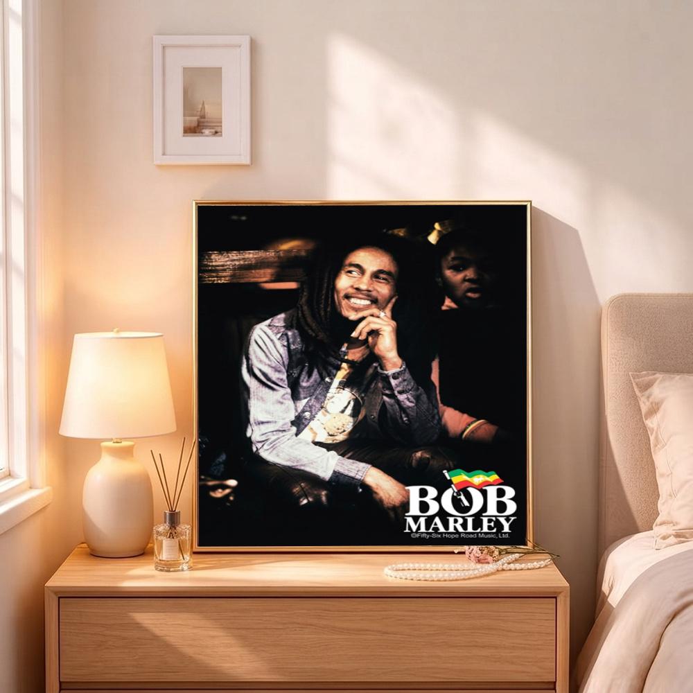 Bob Marley One Love Reggae Music Vibes 5D Diamond Painting Round Diamond Rhinestones Mosaic Diamond Embroidery Wall Paintings Rhinestones Gift Framele